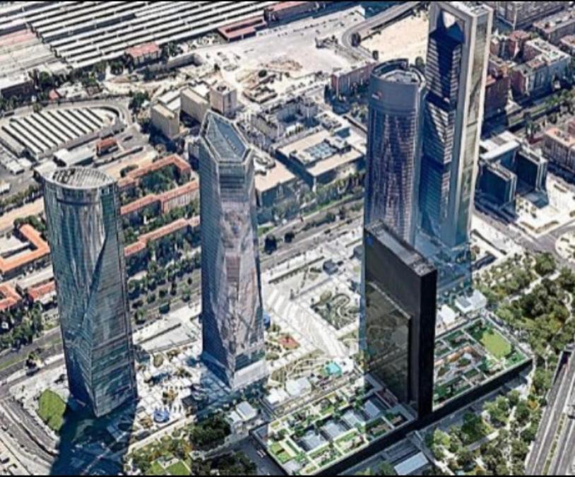 De Frente A 4 Torres, Habitacion Con Bano Hotell Madrid Exteriör bild
